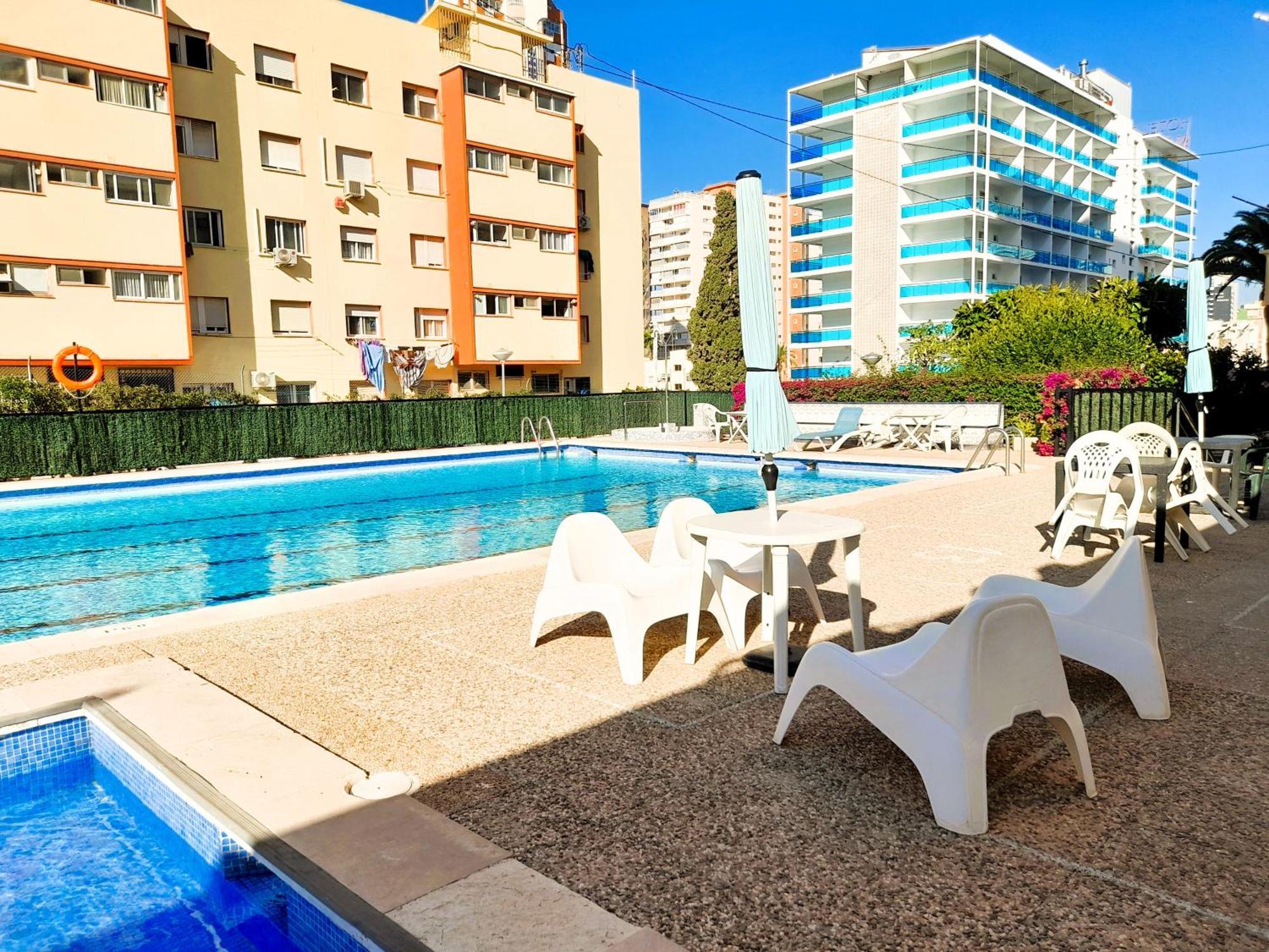 Apartment Sea View II In Rincon De Loix -Free Parking, Wi-Fi, Pool, New Air Conditioning Benidorm Eksteriør billede